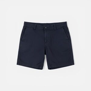 Navy Flat Front Men's Shorts